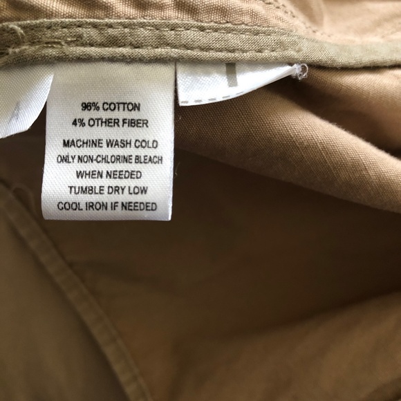 Loft Utility Jacket-Zipper and Button-Khaki-Small - Picture 5 of 7